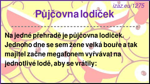 
Půjčovna lodiček
