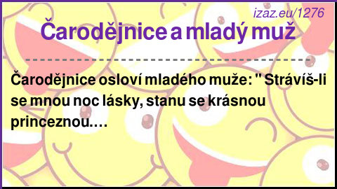 
Čarodějnice a mladý muž
