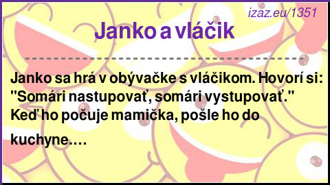 
Janko a vláčik
