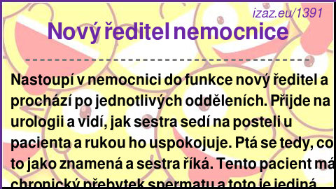 
Nový ředitel nemocnice
