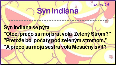 Syn indiána