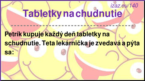 Tabletky na chudnutie