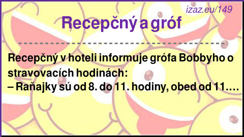 Recepčný a gróf