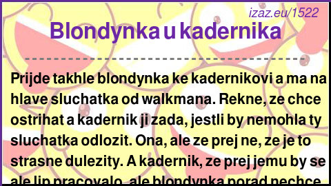 
Blondynka u kadernika

