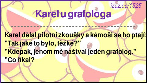 
Karel u grafologa
