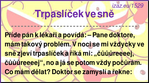 
Trpaslíček ve sně
