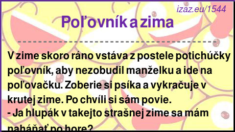 
Poľovník a zima

