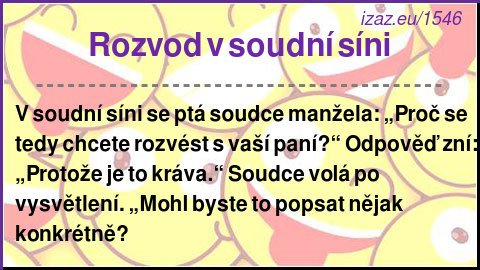 
Rozvod v soudní síni
