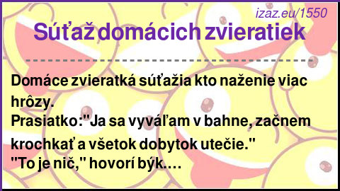 
Súťaž domácich zvieratiek
