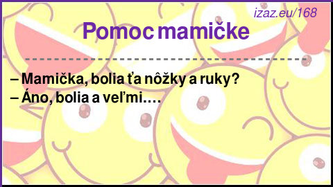 Pomoc mamičke