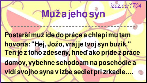 
Muž a jeho syn
