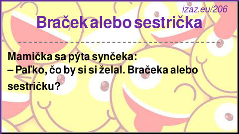 Braček alebo sestrička