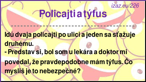 Policajti a týfus