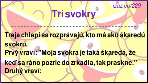 Tri svokry