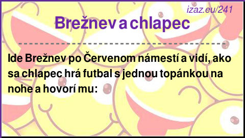 Brežnev a chlapec