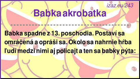 Babka akrobatka