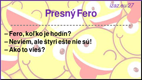 Presný Fero