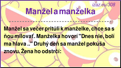 
Manžel a manželka
