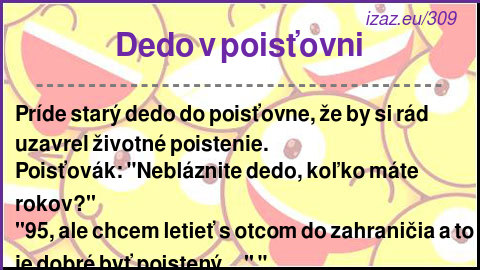 Dedo v poisťovni