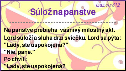 
Súlož na panstve
