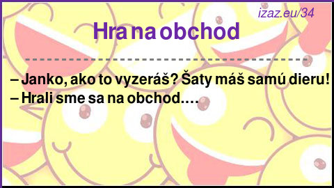 Hra na obchod