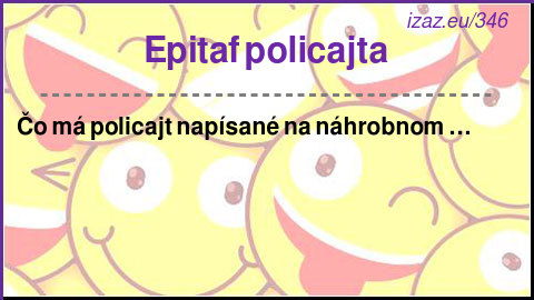 
Epitaf policajta
