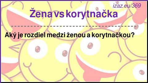 
Žena vs korytnačka
