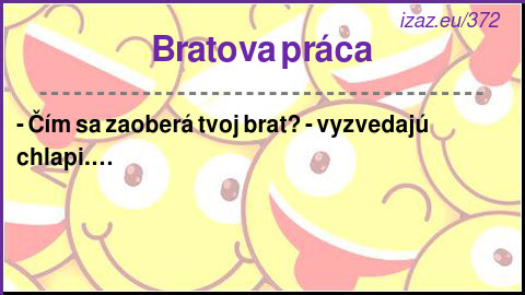 
Bratova práca
