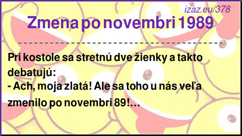 
Zmena po novembri 1989
