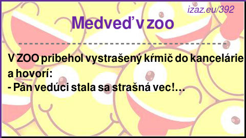 
Medveď v zoo
