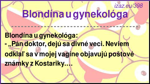 Blondína u gynekológa