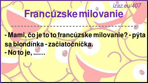 
Francúzske milovanie
