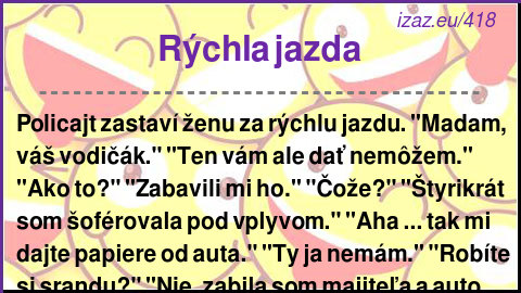 
Rýchla jazda
