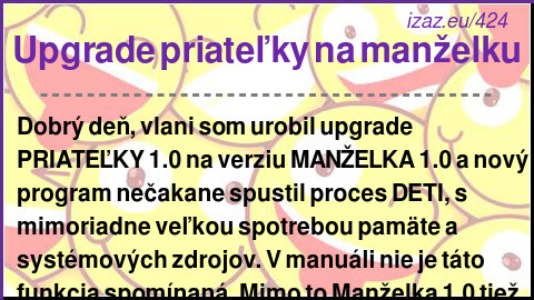 
Upgrade priateľky na manželku
