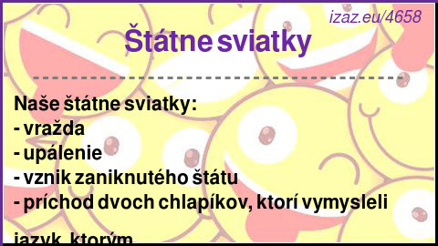 
Štátne sviatky
