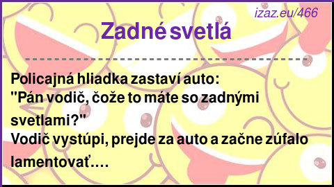 Zadné svetlá