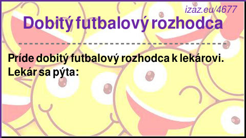 
Dobitý futbalový rozhodca
