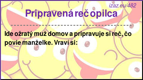 Pripravená reč opilca