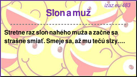 Slon a muž