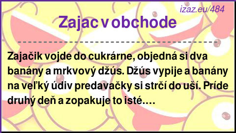 Zajac v obchode