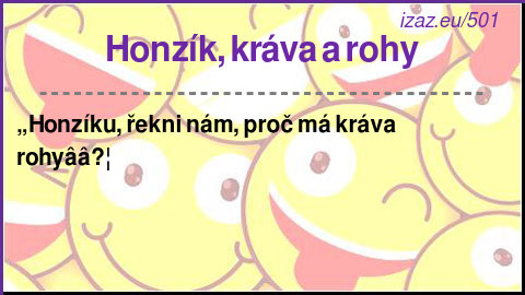 Honzík, kráva a rohy