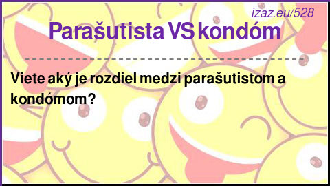 Parašutista VS kondóm