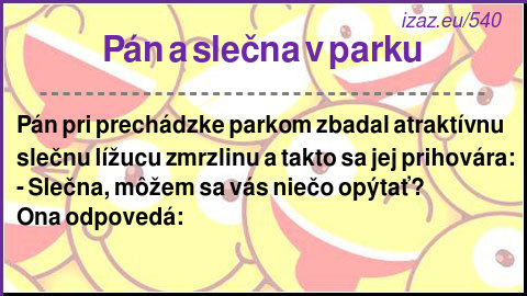 Pán a slečna v parku