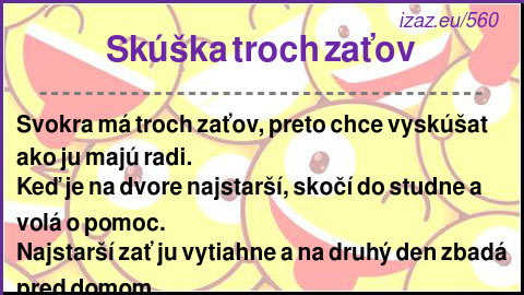 Skúška troch zaťov