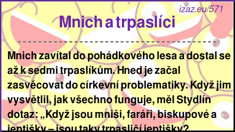 Mnich a trpaslíci