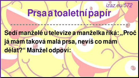 Prsa a toaletní papír