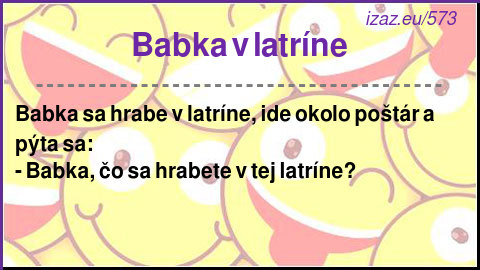 Babka v latríne