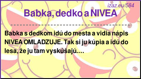 Babka, dedko a NIVEA