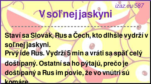 V soľnej jaskyni