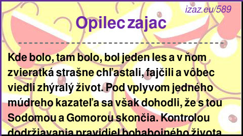 Opilec zajac